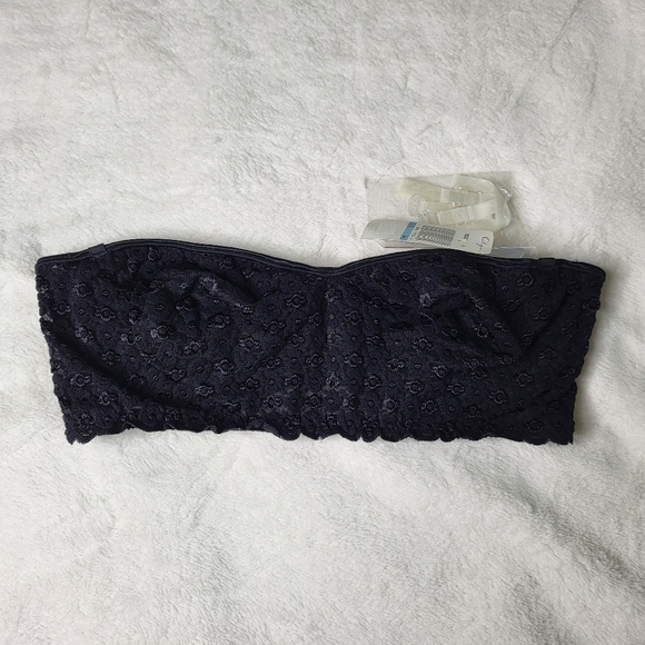 Black Olga Lacy Strapless Bra. 38C. Brand New. - Picture 7 of 12